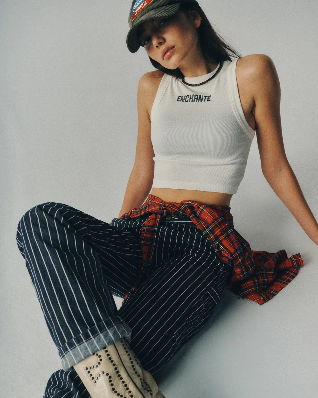 Enchanté Standard Issue Cropped Tank - Image 2